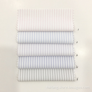 Strip Microfiber fabric Ventilate Moisture Shirt Fabric